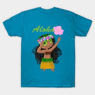 Hawaii Hula Girl T-Shirt